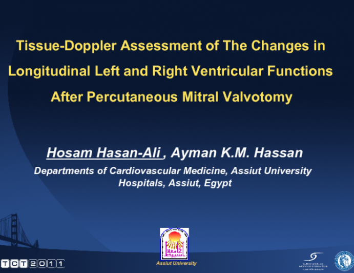 Tissue-Doppler Assessment of The Changes in Longitudinal Left and Right Ventricular Functions After Percutaneous Mitral Valvotomy