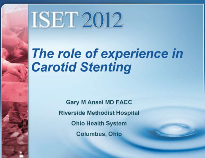 What Is the Role of Experience in Carotid Stenting?