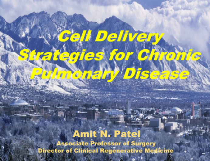 Cell Delivery Strategies for Chronic Pulmonary Disease