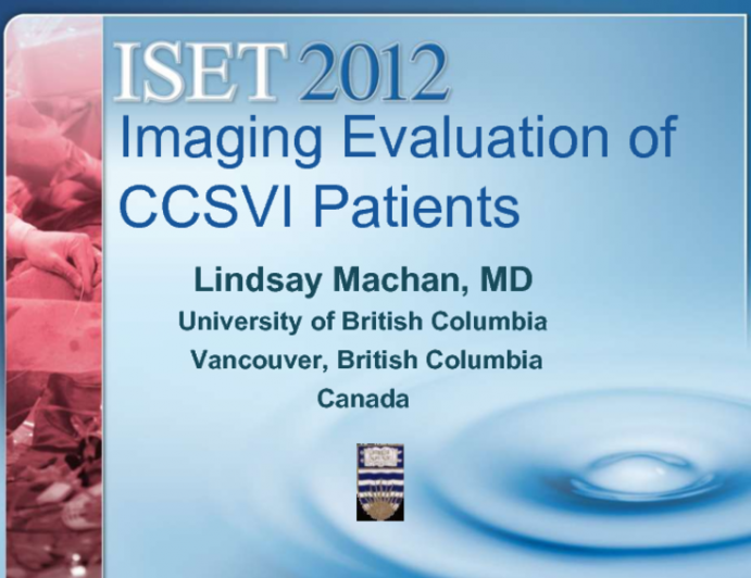 Imaging Evaluation of CCSVI Patients