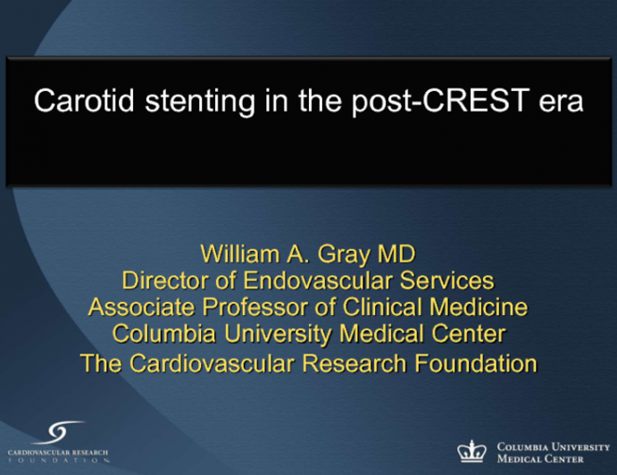 Carotid Stent in the Post-CREST Era