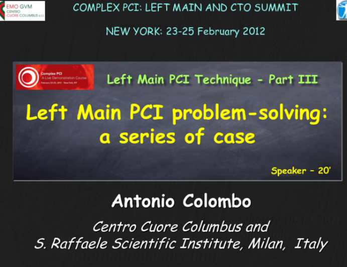 Left Main PCI Problem Solving: A Series of Cases