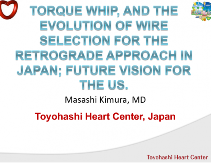 "Torque Whip" and the Evolution of Wire Selection for the Retrograde Approach in Japan: Future Vision for the United States