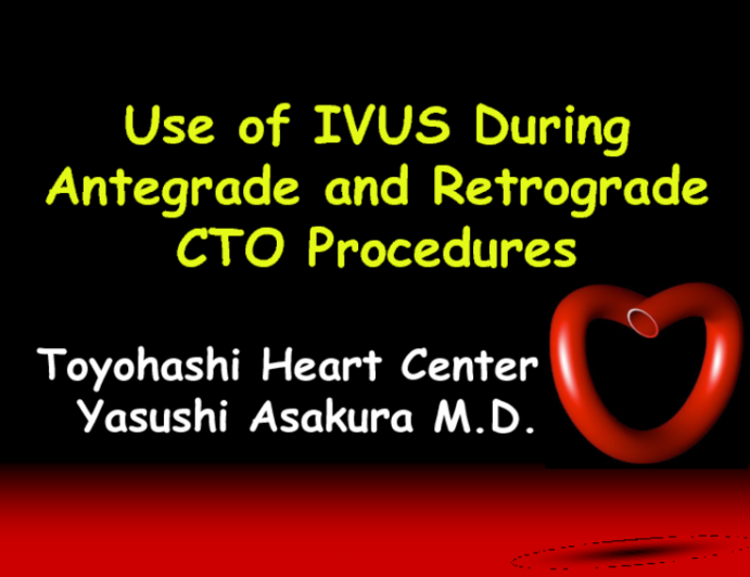 Use of IVUS During Antegrade and Retrograde CTO Procedures (with Case Examples)