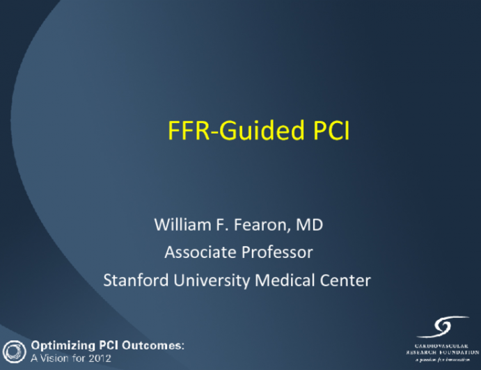 Procedural Guidance with FFR