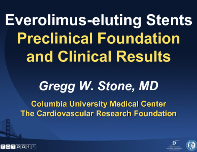 Everolimus-Eluting Stents: Preclinical Foundation and Clinical Results