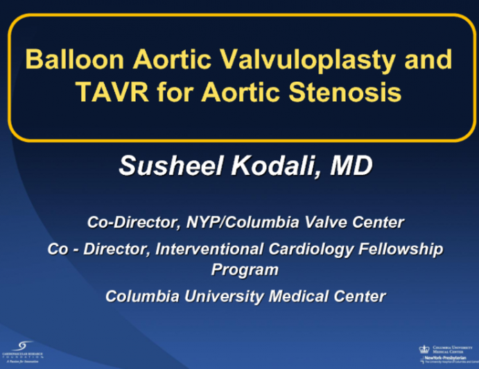 Aortic Valvuloplasty and Transcatheter Aortic Valve Implantation