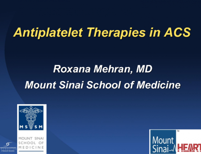 Oral Antiplatelet Agents in PCI and ACS