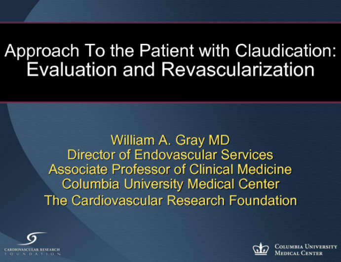 Claudication and Critical Limb Ischemia