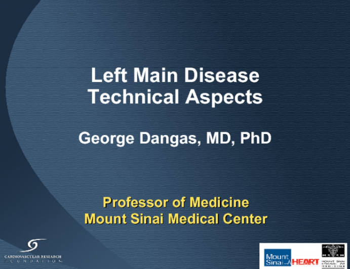 Left Main Disease Technical Aspects