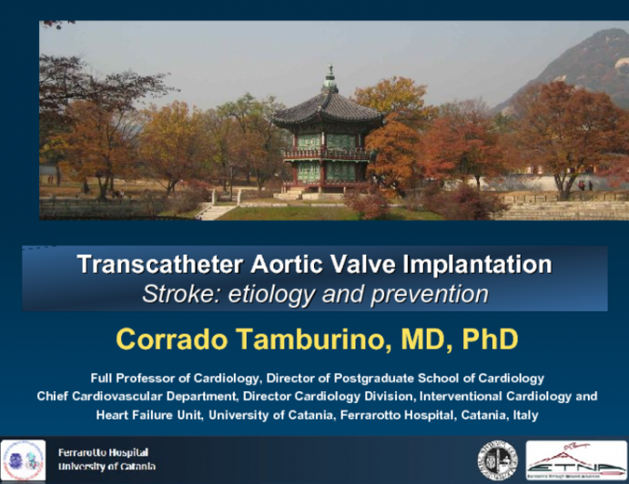 Transcatheter Aortic Valve Implantation - Stroke: Etiology and Prevention