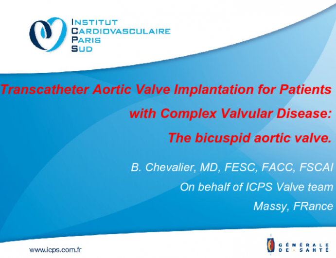 TAVI for Patients with Complex Valvular Disease: The Bicuspid Aortic Valve