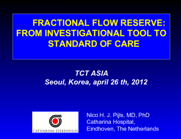 Fractional Flow Reserve: From Investigational Tool to Standard of Care