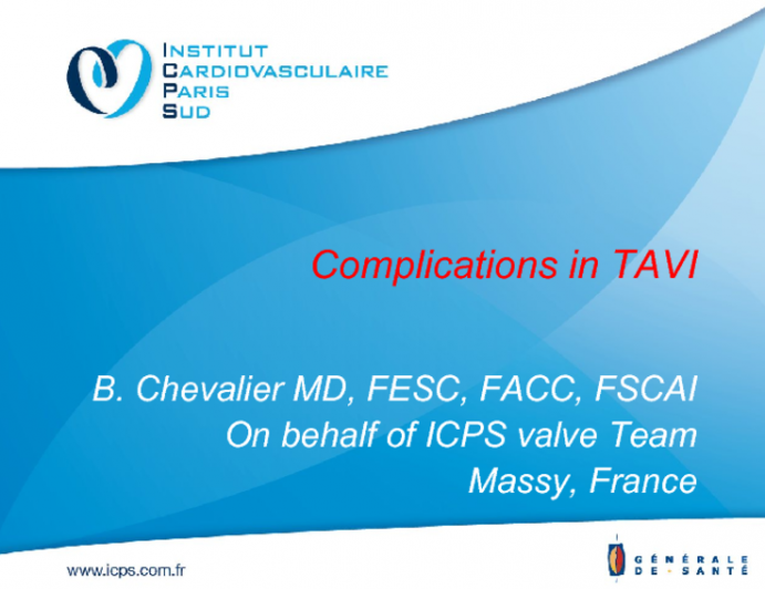 Complications in TAVI