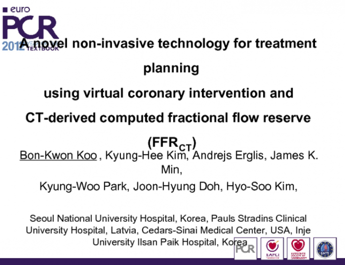 A novel non-invasive technology for treatment planning using virtual coronary intervention and CT-derived computed fractional flow reserve (FFRCT)