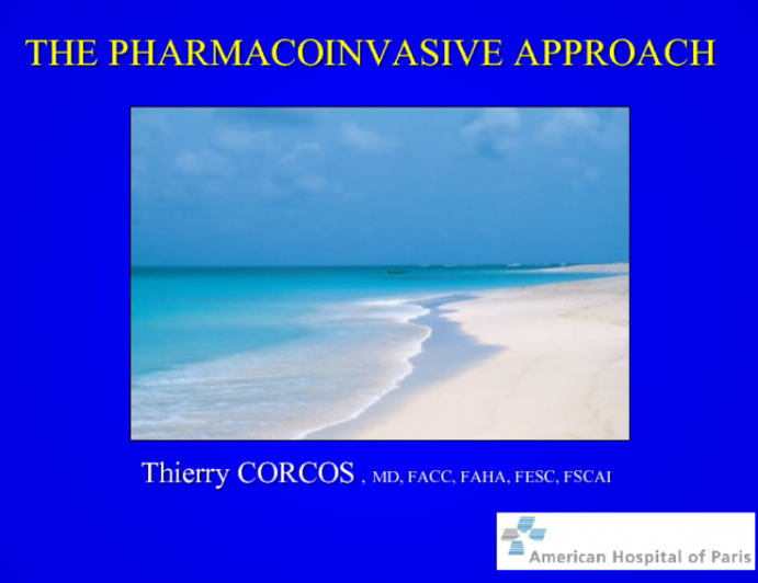 The Pharmacoinvasive Approach