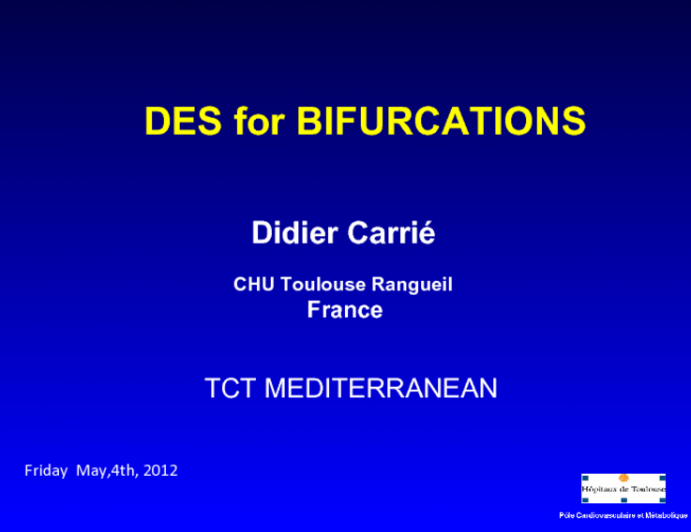 DES for Bifurcations