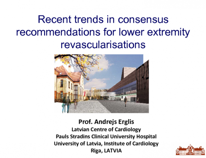 Recent trends in consensus recommendations for lower extremity revascularisations