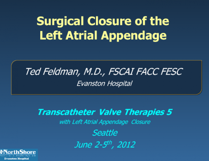 Outcomes of Surgical LAA Closure