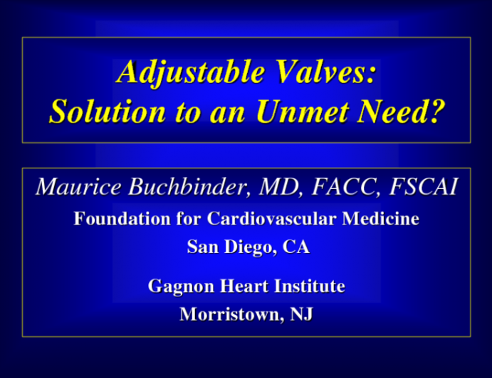 Adjustable Valves (Surgical and Percutaneous): Solution to an Unmet Need?