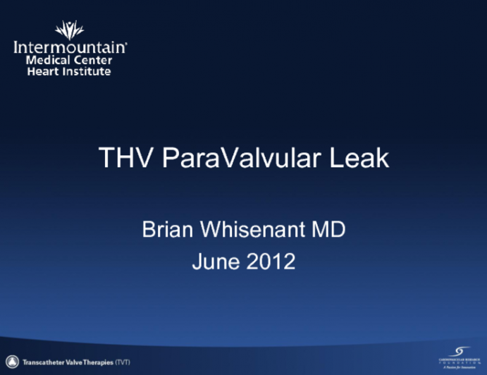 Closure of THV Leaks: Indications and Technical Insights