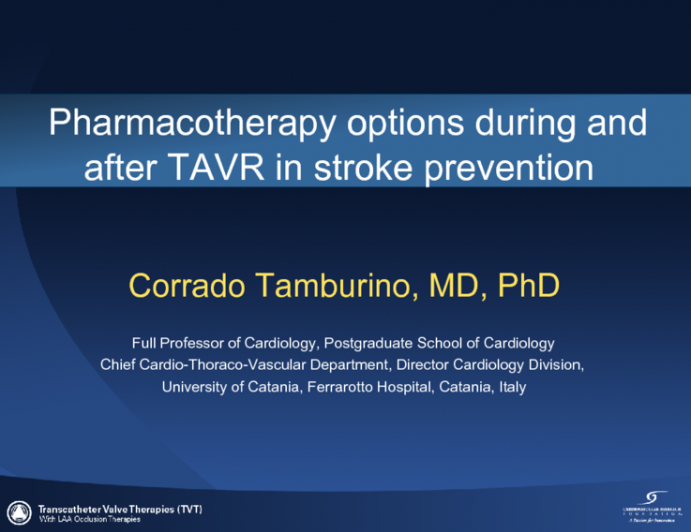 Pharmacotherapy Options During and After TAVR