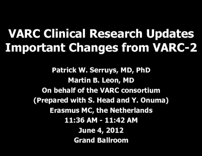 Important Changes from VARC-2