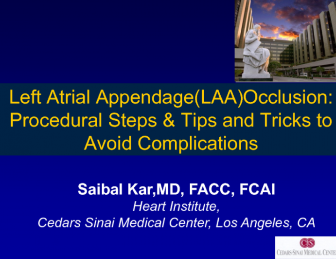 Tips and Tricks of LAA Occlusion Using the Amplatzer Cardiac Plug