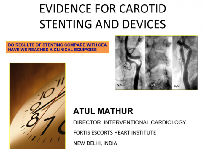 Evidence for Carotid Stenting and Devices