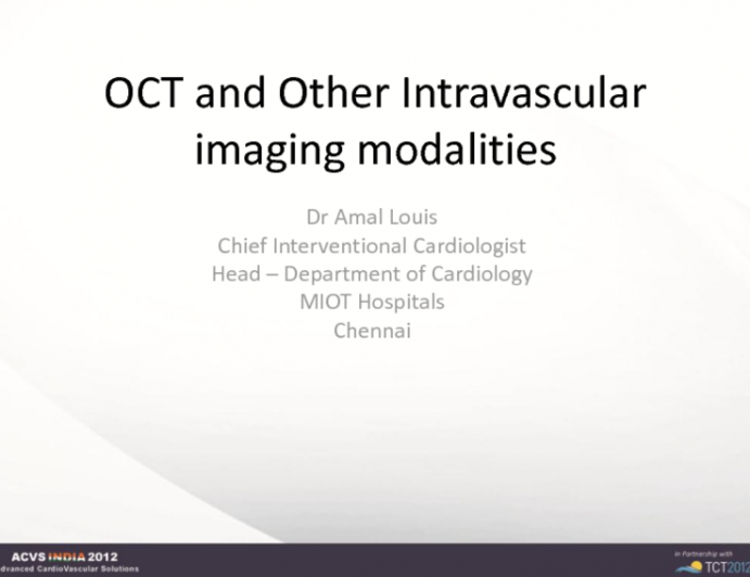 OCT and Other Intravascular Imaging Modalities