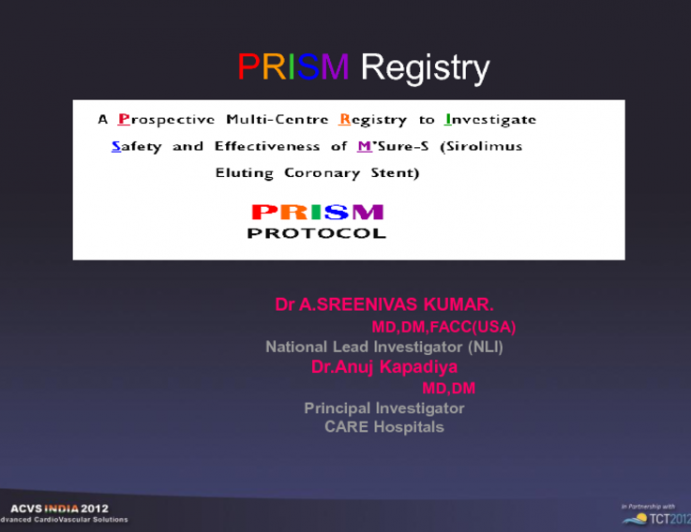 PRISM Registry