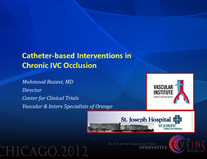 Catheter-based Interventions in Chronic IVC Occlusion