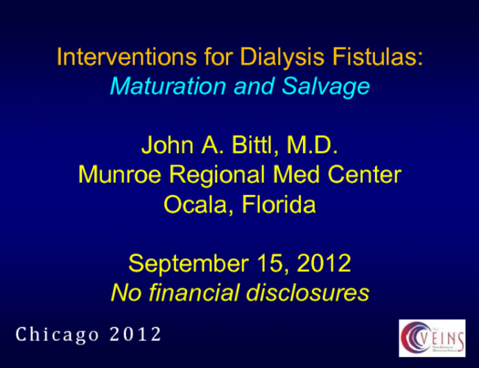 Interventions for Dialysis Fistulas: Maturation and Salvage