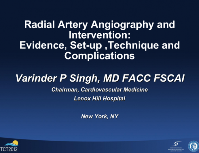 Radial Artery Access and Closure: Technique, Results, and Complications