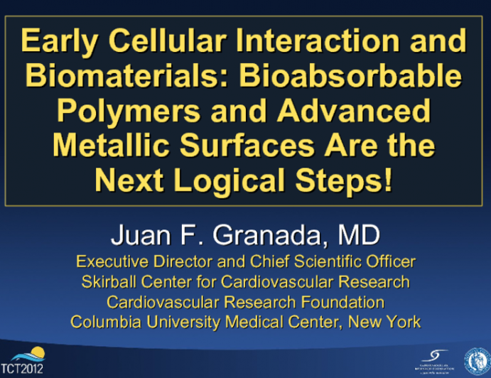 Early Cellular Interaction and Biomaterials: Bioabsorbable Polymers and Advanced Metallic Surfaces Are the Next Logical Step!