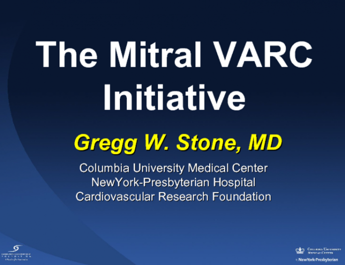 The Mitral VARC Initiative