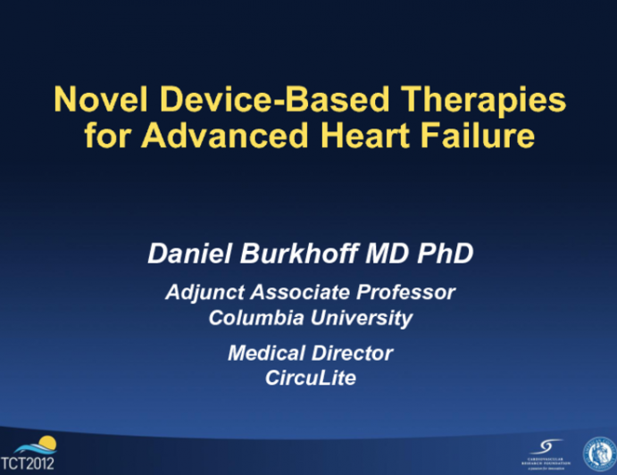 Novel Device-Based Therapies for Advanced Heart Failure