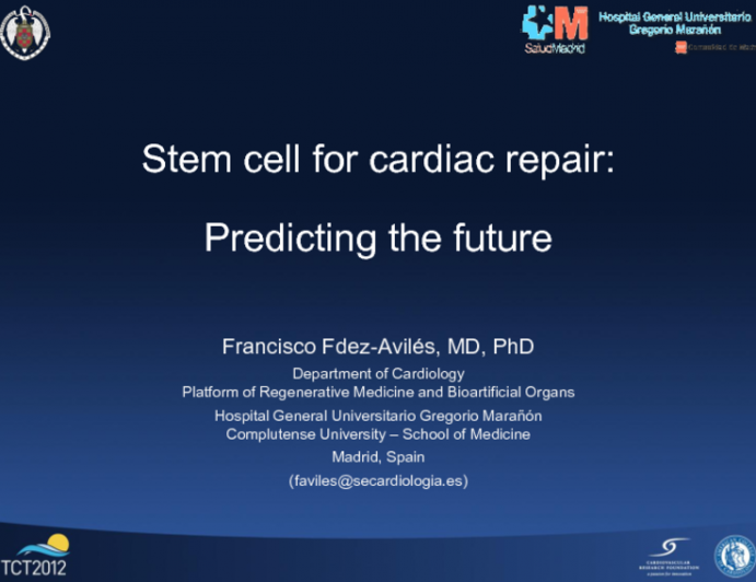 Stem Cell Strategies for Myocardial Repair: Predicting the Future