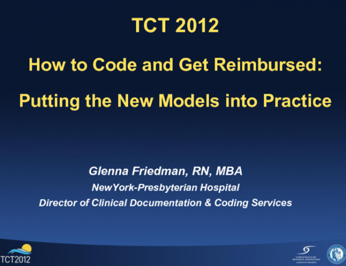 How to Code and Get Reimbursed: Putting the New Models into Practice