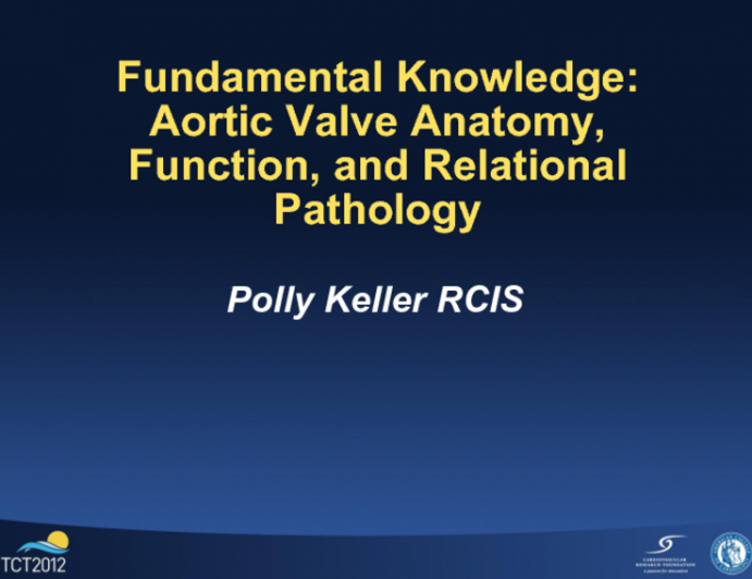 Fundamental Knowledge: Aortic Valve Anatomy, Function, and Relational Pathology