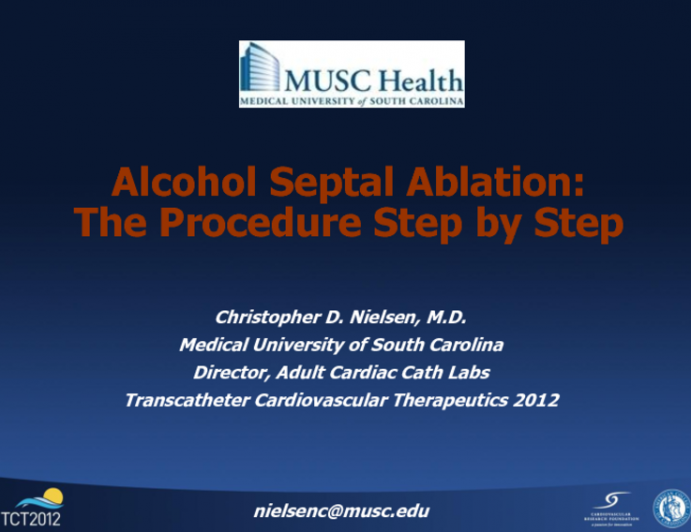 Alcohol Septal Ablation: The Procedure Step by Step