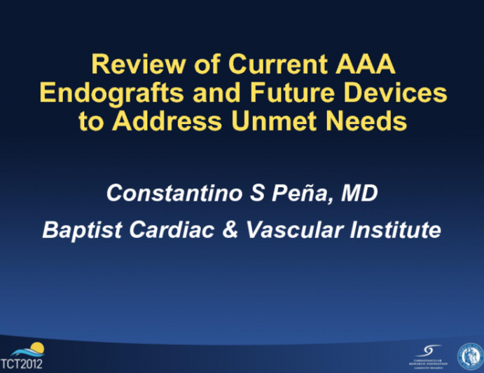 Review of Current AAA Endografts and Future Devices to Address Unmet Needs