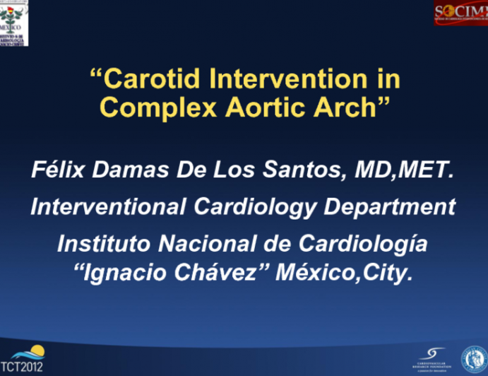 Carotid Intervention in a Complex Aortic Arch