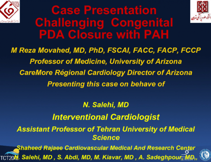 PDA Closure in a Patient with Severe Pulmonary Hypertension