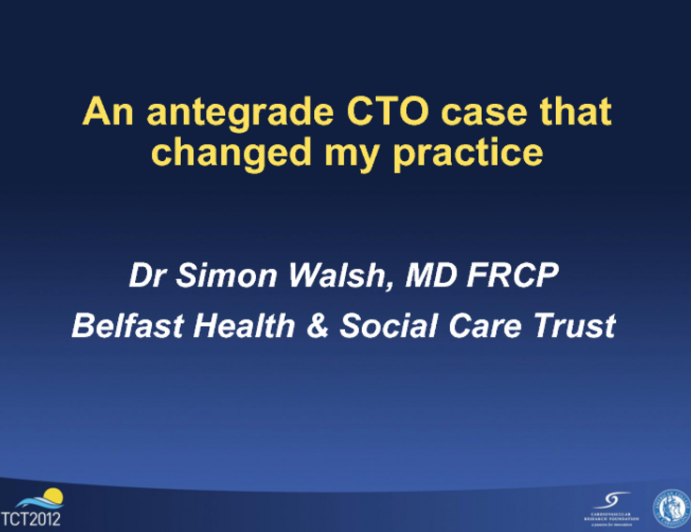 Case 1: An Antegrade Success That Changed My Clinical Practice