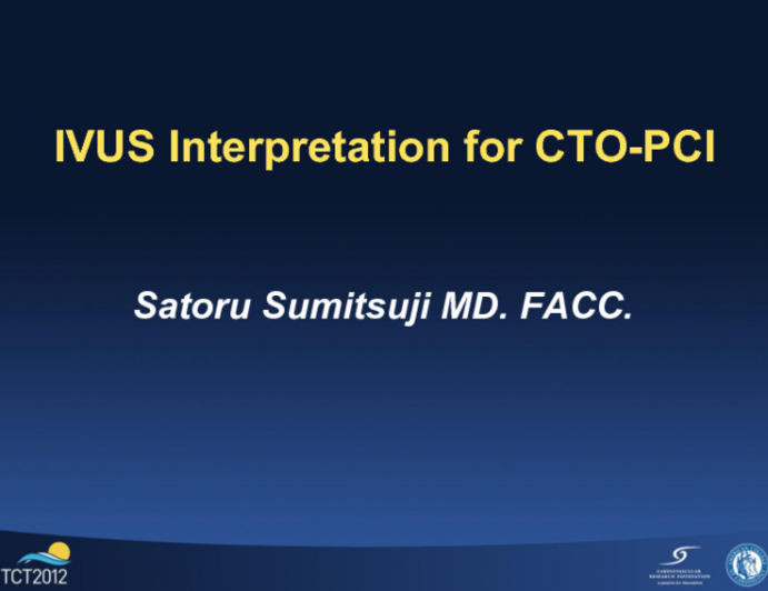 IVUS Interpretation During CTO PCI: True and False Lumen Discrimination, Identifying the Proximal Cap, and More