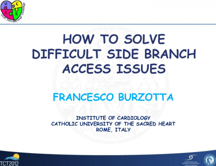 How to Solve Difficult Side Branch Access Issues