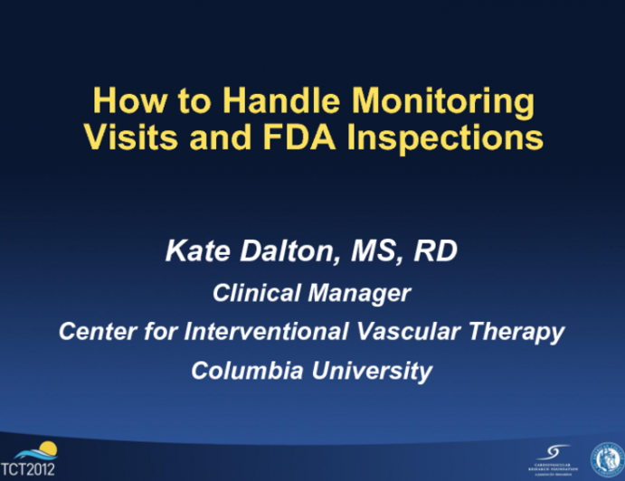 How to Handle Monitoring Visits and Audits