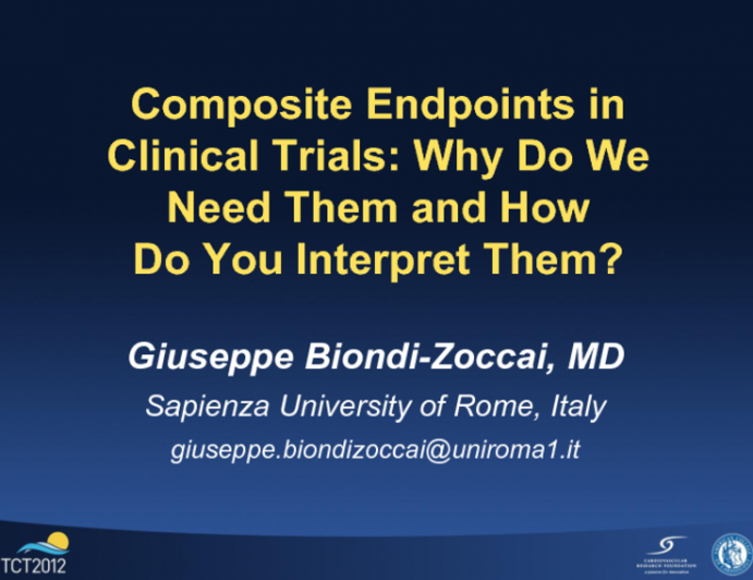 Composite Endpoints in Clinical Trials: Why Do We Need Them and How Do You Interpret Them?