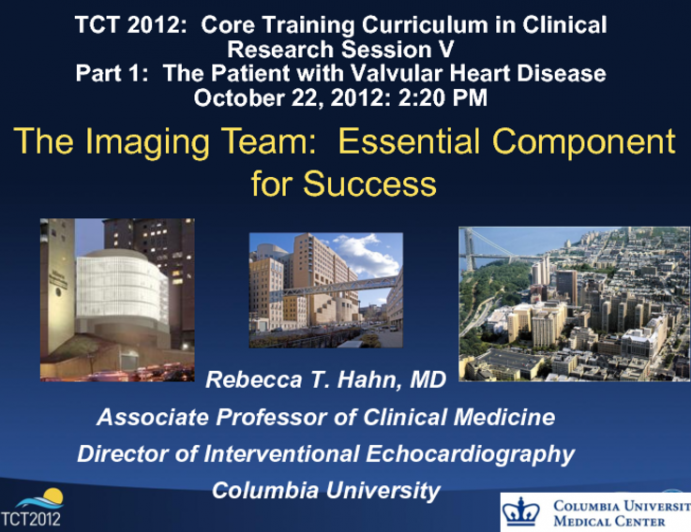 The Imaging Team: Essential Component for Success